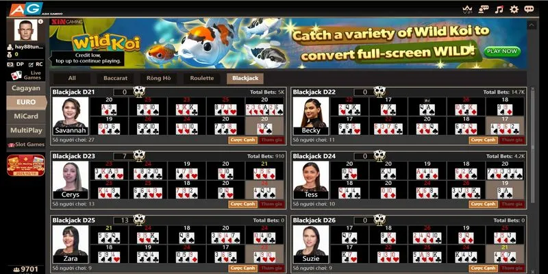 Blackjack xứng đáng nằm trong top game được ưa chuộng nhất