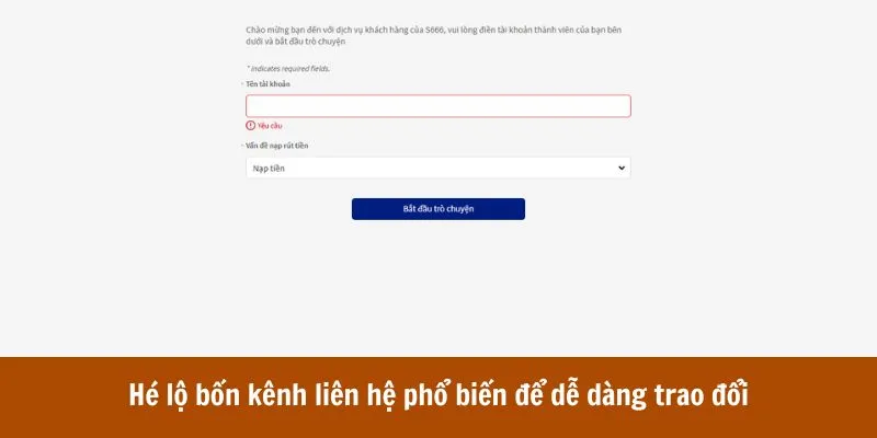 Hé lộ bốn kênh liên hệ phổ biến để dễ dàng trao đổi